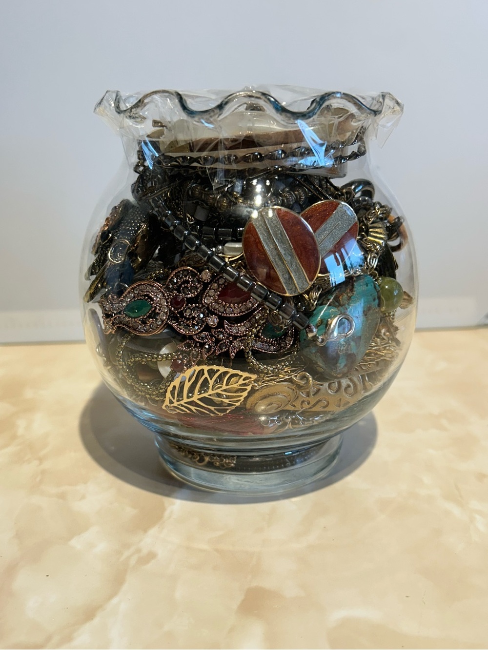 Mystery Jewelry Jar Statement Boho Chic